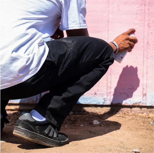 Etnies Locut X Apache Skate Shoe - Black/Grey/Gum - Image 7