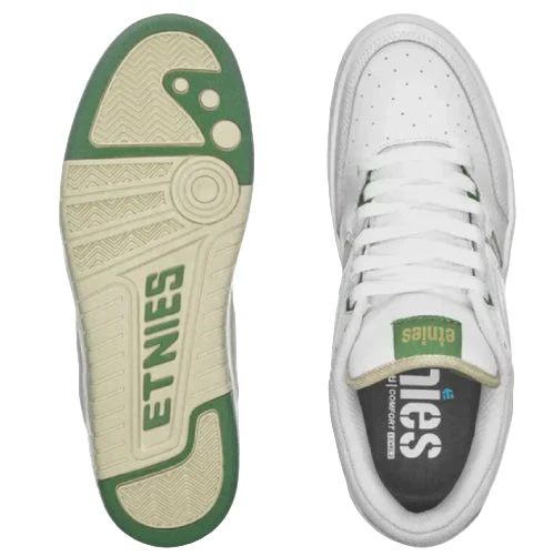 Etnies Loot Skate Shoe - White/Green - Image 3