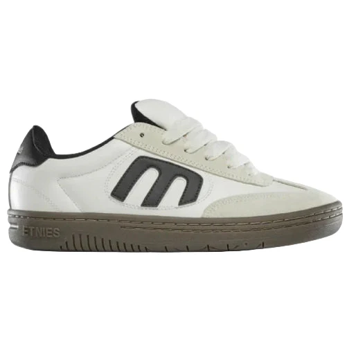 Etnies Locut Skate Shoe - White/Black/Gum
