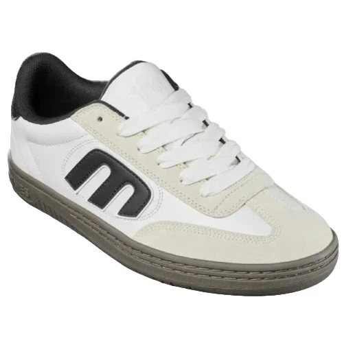 Etnies Locut Skate Shoe - White/Black/Gum - Image 2