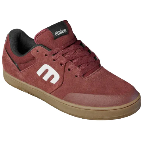 Etnies Marana Michelin Skate Shoe - Maroon/Black/White - Image 2
