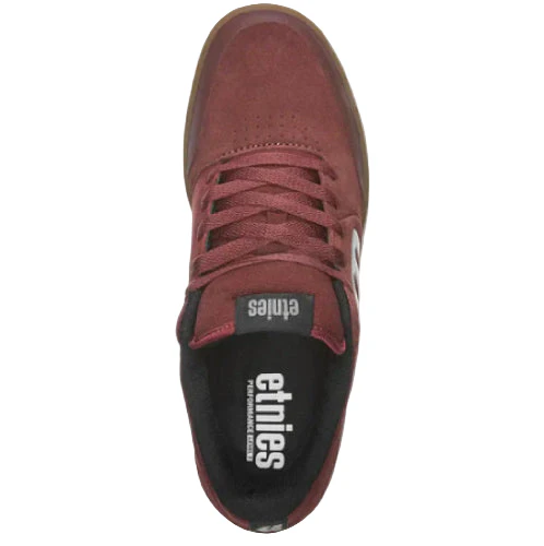 Etnies Marana Michelin Skate Shoe - Maroon/Black/White - Image 3