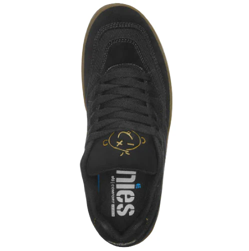 Etnies Snake Skate Shoe - Black/Gum - Image 3