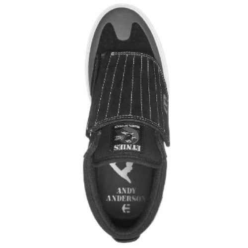 Etnies Andy Anderson Mid Skate Shoe - Black/White - Image 5