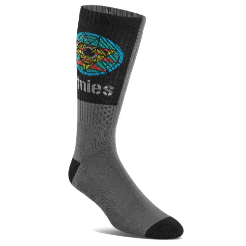 Etnies X Thomas Hooper 3 Pack Crew Socks - Black/White/Multi - Image 7