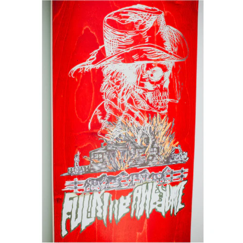Fucking Awesome Berle Burning Barn Skateboard Deck 8.5" - Image 4