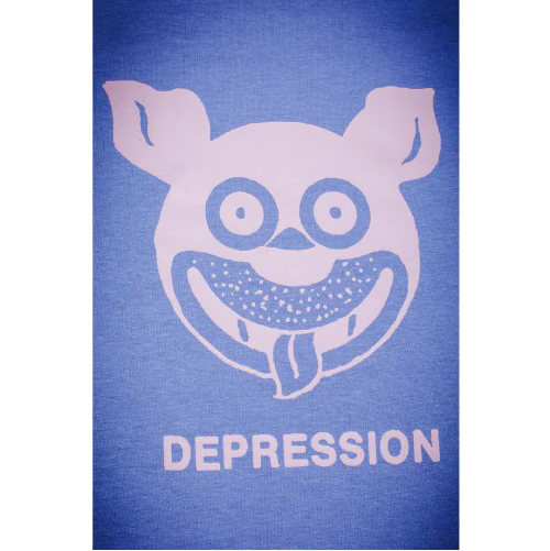 Fucking Awesome Depression Tee - Violet - Image 3