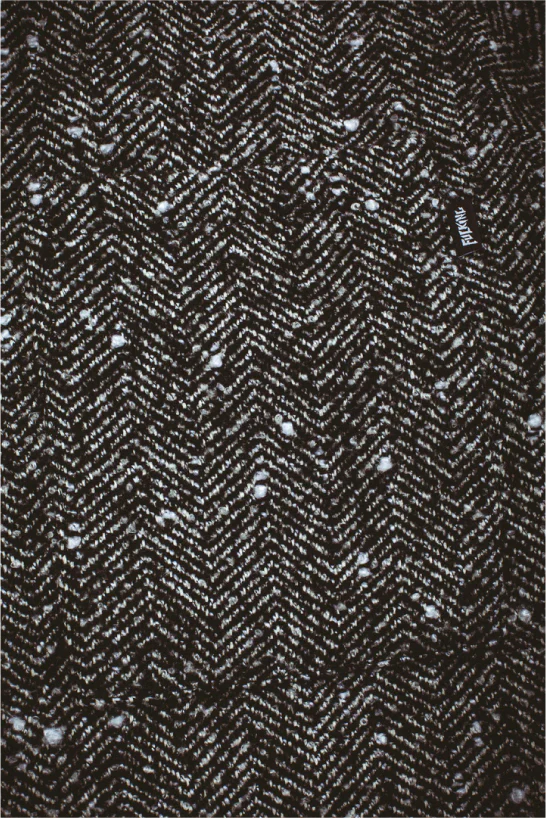 Fucking Awesome Herringbone Heavyweight Flannel Overshirt - Black - Image 7