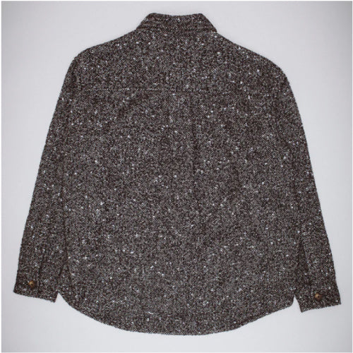 Fucking Awesome Herringbone Heavyweight Flannel Overshirt - Black - Image 8