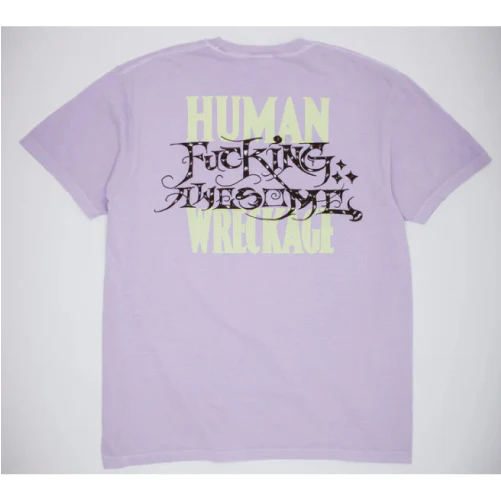 Fucking Awesome Human Wreckage Tee - Orchid - Image 3