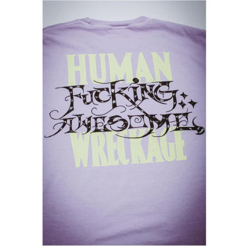 Fucking Awesome Human Wreckage Tee - Orchid - Image 6