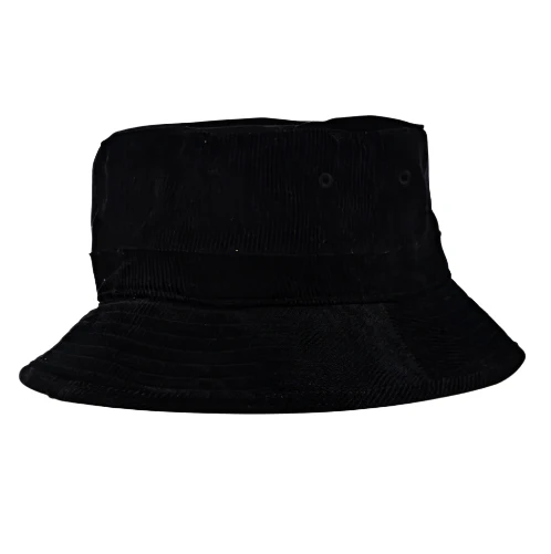 Fallen Hunter Bucket Hat - Black/Black Corduroy - Image 3