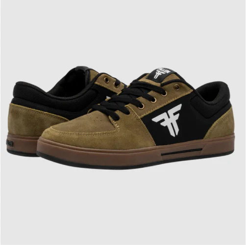 Fallen Patriot Skate Shoe - Olive/Black/Gum Cupsole - Image 2