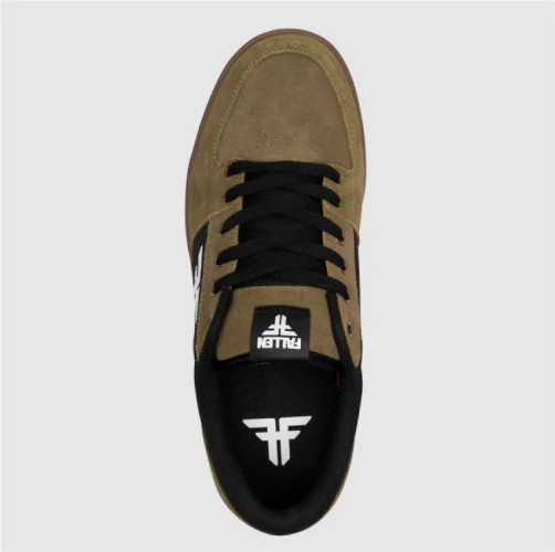 Fallen Patriot Skate Shoe - Olive/Black/Gum Cupsole - Image 6