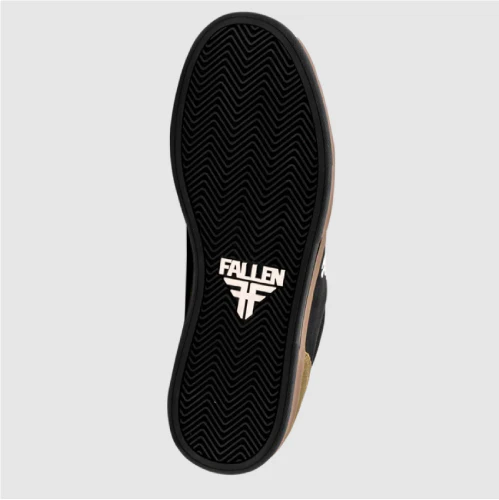 Fallen Patriot Skate Shoe - Olive/Black/Gum Cupsole - Image 7