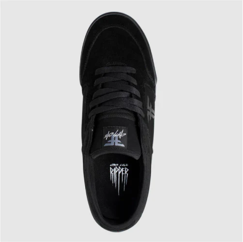 Fallen Ripper Chris Cole Skate Shoe - Black/Black Vulc - Image 5