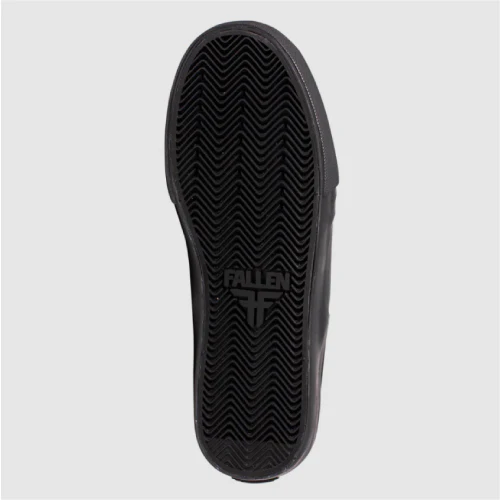 Fallen Ripper Chris Cole Skate Shoe - Black/Black Vulc - Image 6