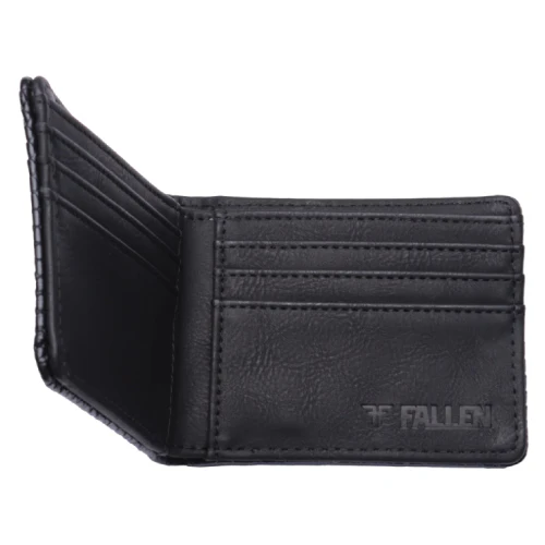 Fallen Snakeskin Bi-Fold Wallet - Black - Image 3