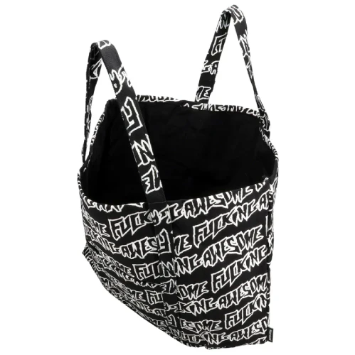 Fucking Awesome All Over Print Tote Bag - Black/White - Image 2