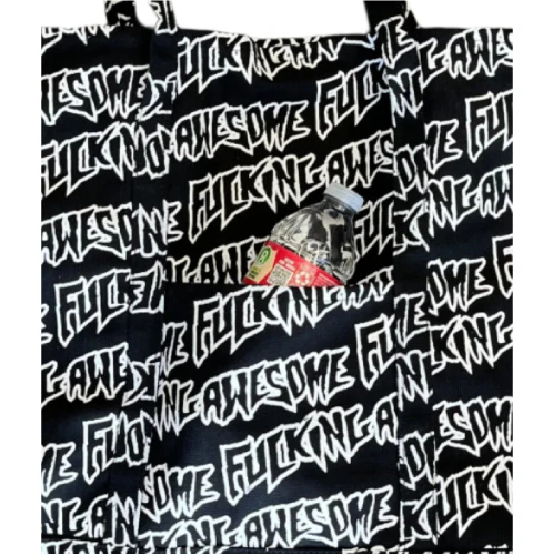Fucking Awesome All Over Print Tote Bag - Black/White - Image 4