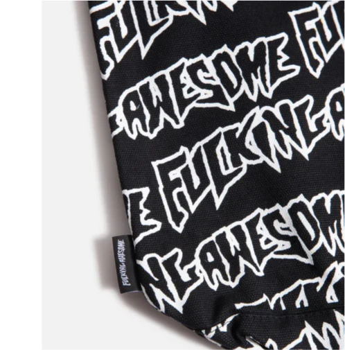 Fucking Awesome All Over Print Tote Bag - Black/White - Image 5