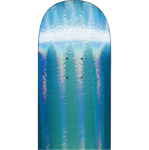 Fucking Awesome Gamma Ray Blue Embossed Skateboard Deck 8" - Image 2