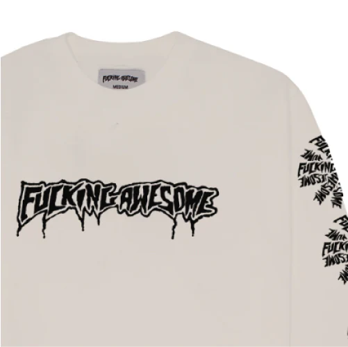 Fucking Awesome Logo Test Print Crewneck Sweatshirt - Image 2