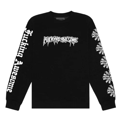 Fucking Awesome Logo Test Print Crewneck Sweatshirt - Image 3