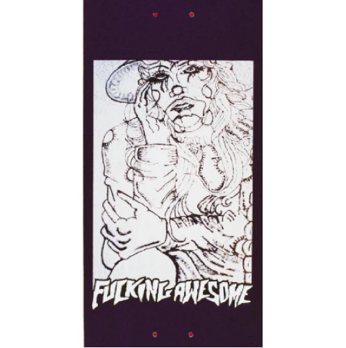 Fucking Awesome Lopez Mural Twin Tail Skateboard Deck 8.38" - Image 2