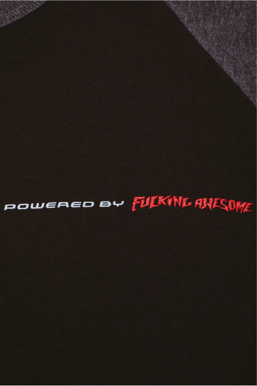 Fucking Awesome X Jason Borosky 3/4 Jersey - Grey/Black - Image 4