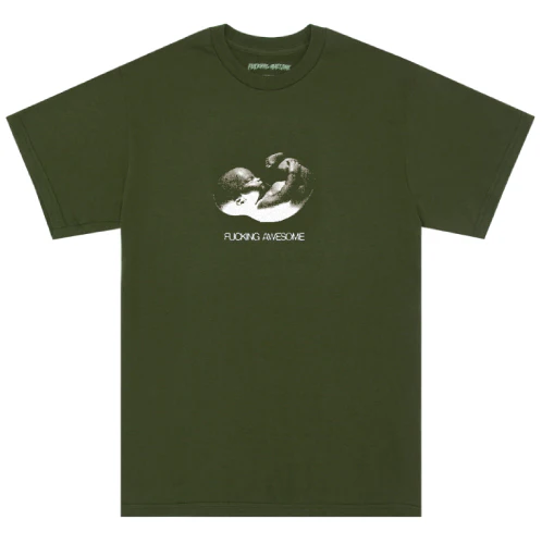 Fucking Awesome Fetus Logo Tee - Moss