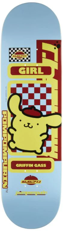 Girl Griffin Gass Pro Sanrio Tokyo Speed Skateboard Deck 8.5" - Image 2