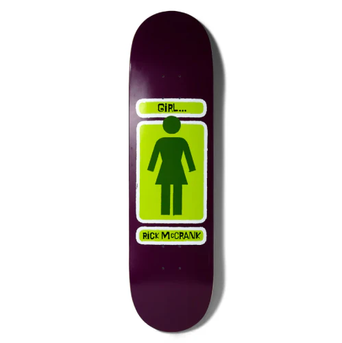 Girl McCrank Hand Shakers Skateboard Deck 8.5"