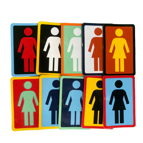 Girl OG Logo Sticker 6" Assorted - Image 2