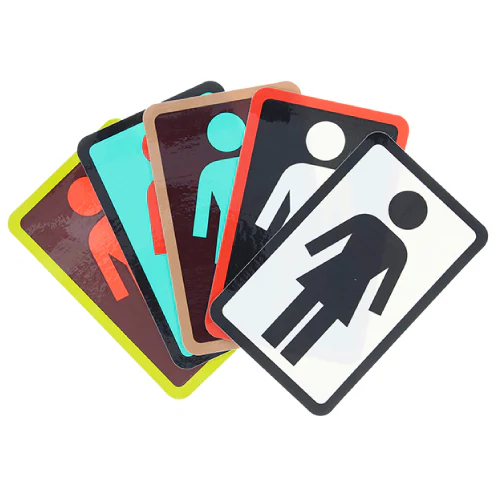 Girl OG Logo Sticker 6" Assorted - Image 3