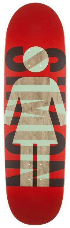 Girl Simon Bannerot OG Knockout Love Seat Skateboard Deck 9.0" - Image 2