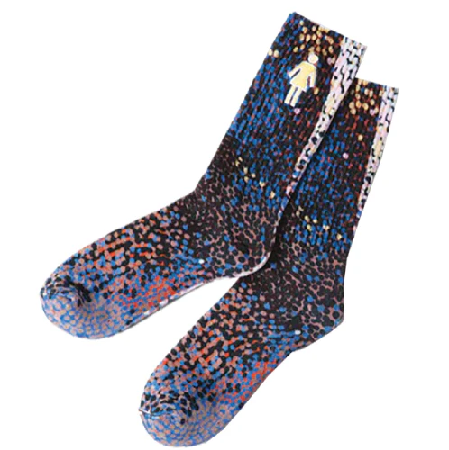 Girl Suzuki Dot Crew Socks