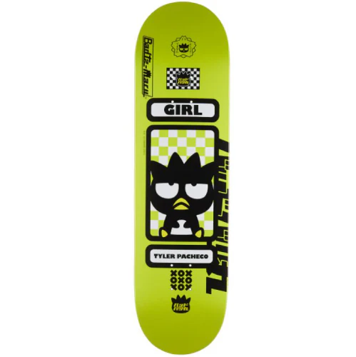 Girl Tyler Pacheco Sanrio Tokyo Speed Skateboard Deck 8.375"