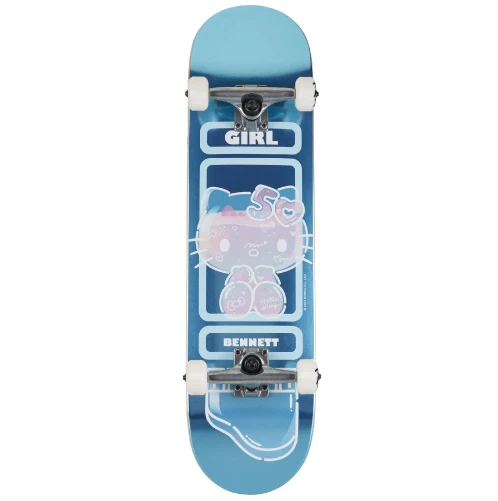 Girl X Hello Kitty 50th Anniversary Bennett Complete Skateboard 8.0"