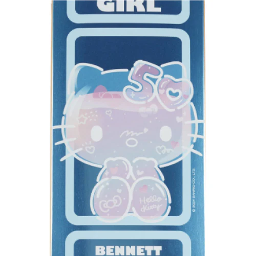 Girl X Hello Kitty 50th Anniversary Bennett Complete Skateboard 8.0" - Image 2
