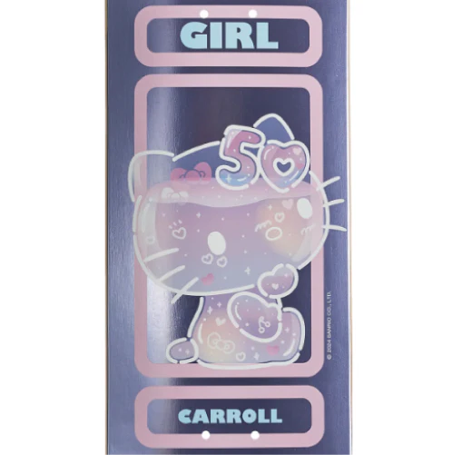 Girl X Hello Kitty 50th Anniversary Carroll Skateboard Deck 8.25" - Image 2
