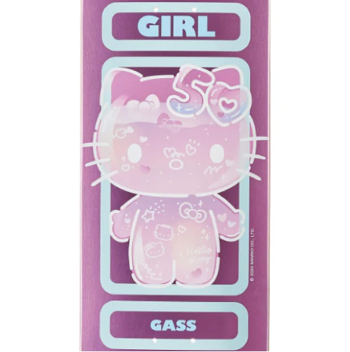 Girl X Hello Kitty 50th Anniversary Gass Skateboard Deck 8.125" - Image 2