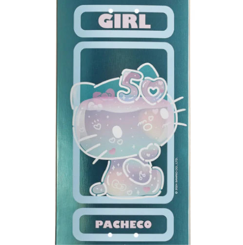 Girl X Hello Kitty 50th Anniversary Pacheco Skateboard Deck 8.375" - Image 2