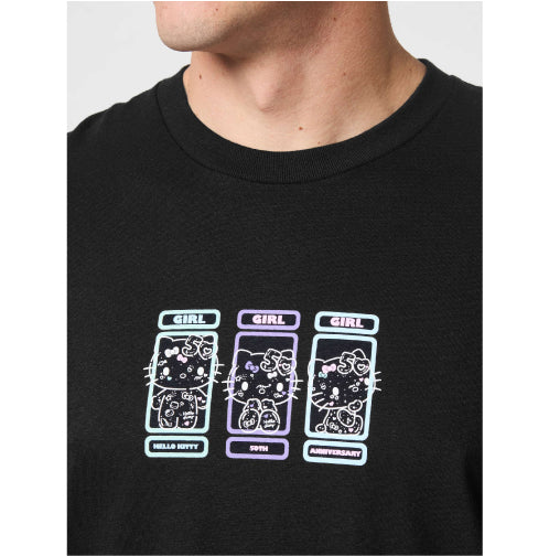 Girl X Hello Kitty 50th Anniversary Squad Tee - Black - Image 6