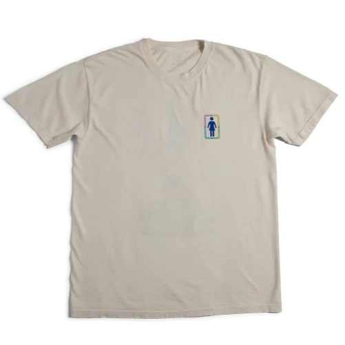 Girl X Hello Kitty Rainbow Stacked Tee - Cream - Image 3