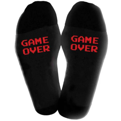Girl X Pac-Man Game Over Socks - Black - Image 2
