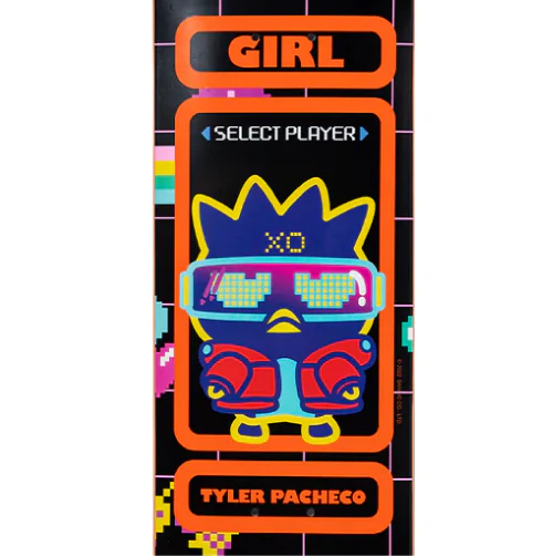Girl X Sanrio Tyler Pacheco Kawaii Arcade Skateboard Deck 7.75" - Image 2