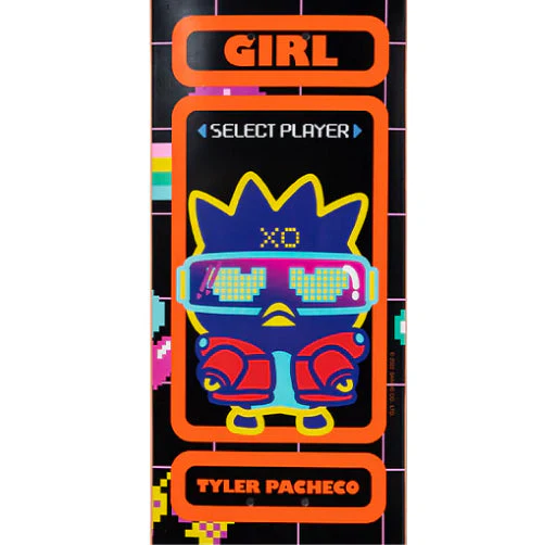 Girl X Sanrio Tyler Pacheco Kawaii Arcade Skateboard Deck 8.375" - Image 2