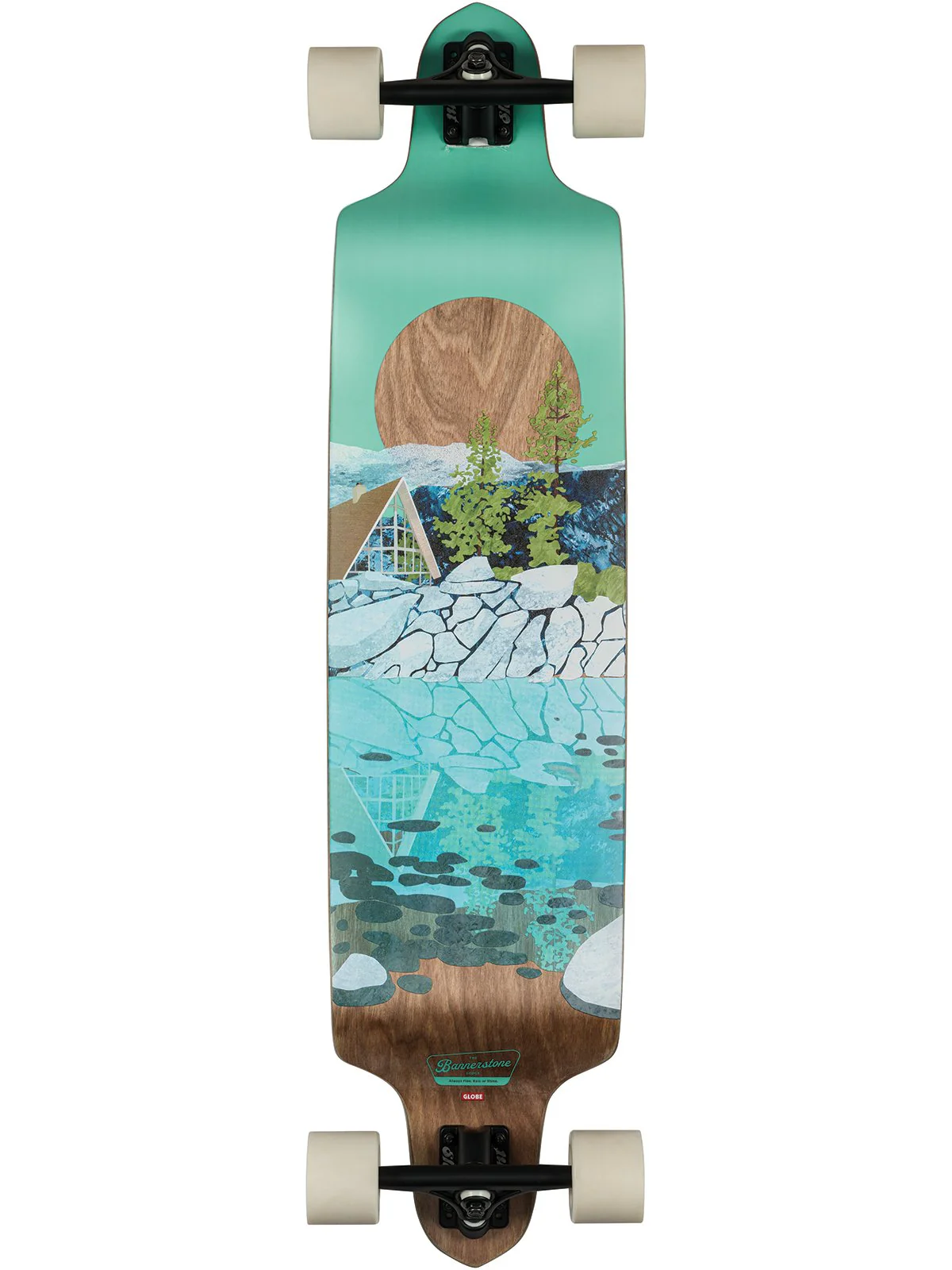 Globe Bannerstone Lodge Longboard Complete 41" - Image 2