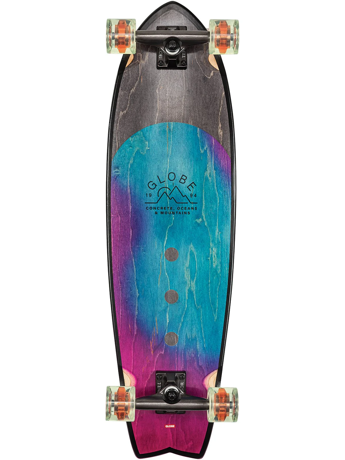 Globe Chromantic Washed Aqua Cruiser Complete 33" - Image 2